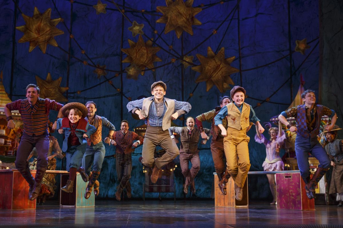 This image released by Matt Ross Public Relations shows the cast during a performance of "Tuck Everlasting," opening on Broadway on April 26. (Joan Marcus / AP)