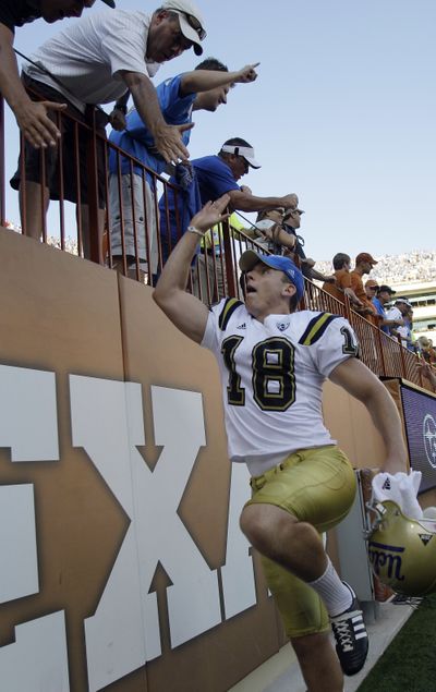 UCLA fans appreciate Jeff Locke’s 45.8-yard average per punt in 2010. (Associated Press)