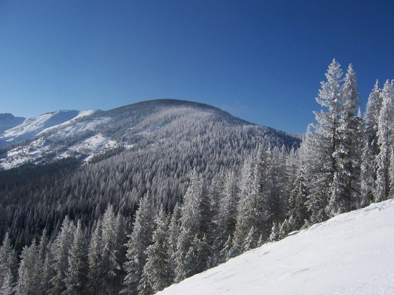 Photo shows the peak involved in the approved expansion for Lookout Pass Ski & Recreation Area. (Lookout Pass Ski & Recreation Area)