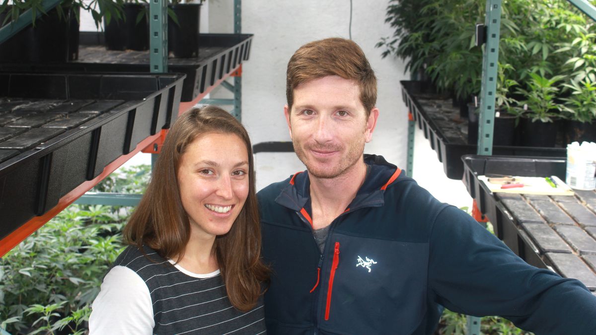 Paige Berger and Brandon Park own Hygge Farms, a Tier 1 producer in Stevens County. (Kay James / Special to EVERCANNABIS)