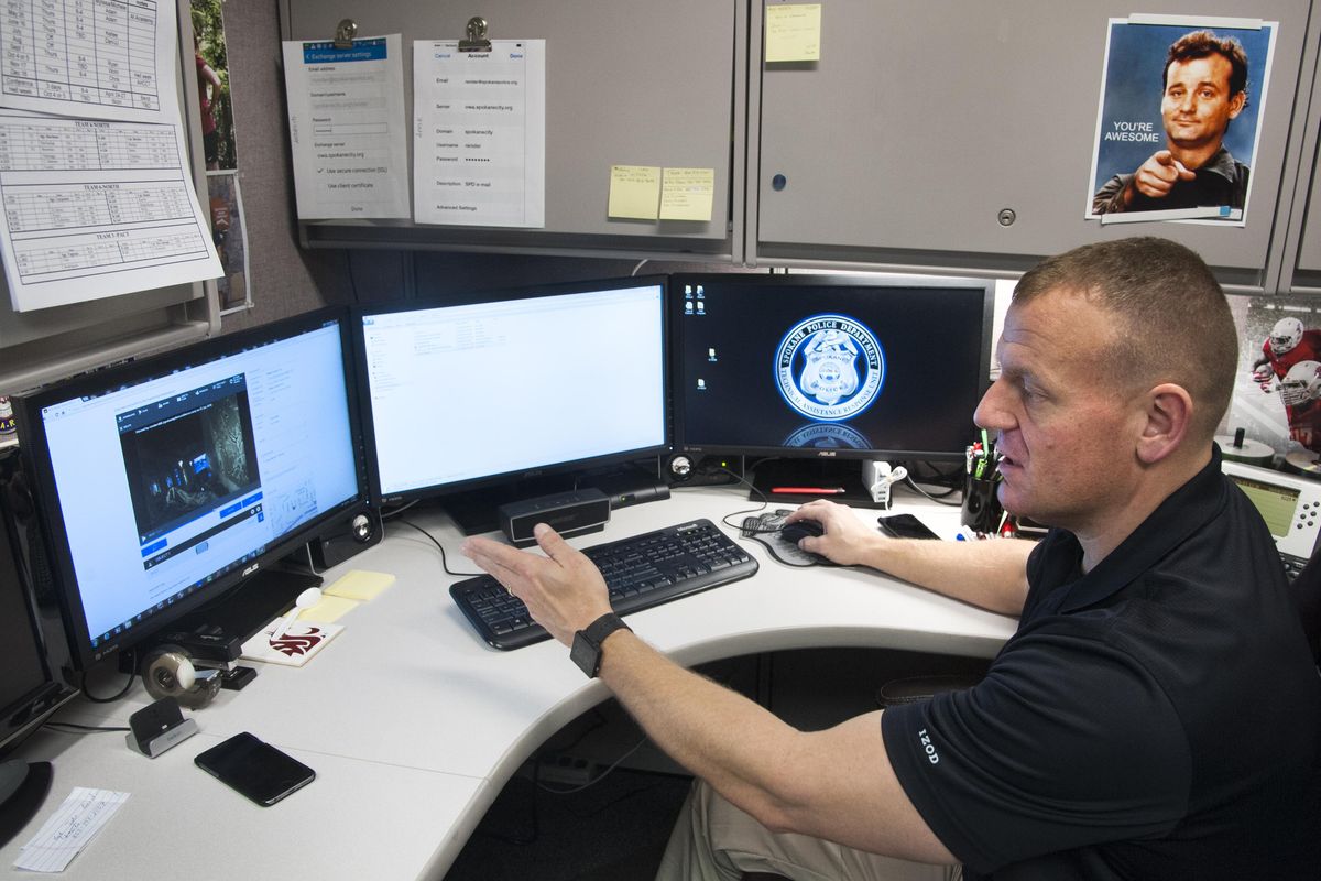 Officer Ryan Snider, who runs the Spokane Police Department