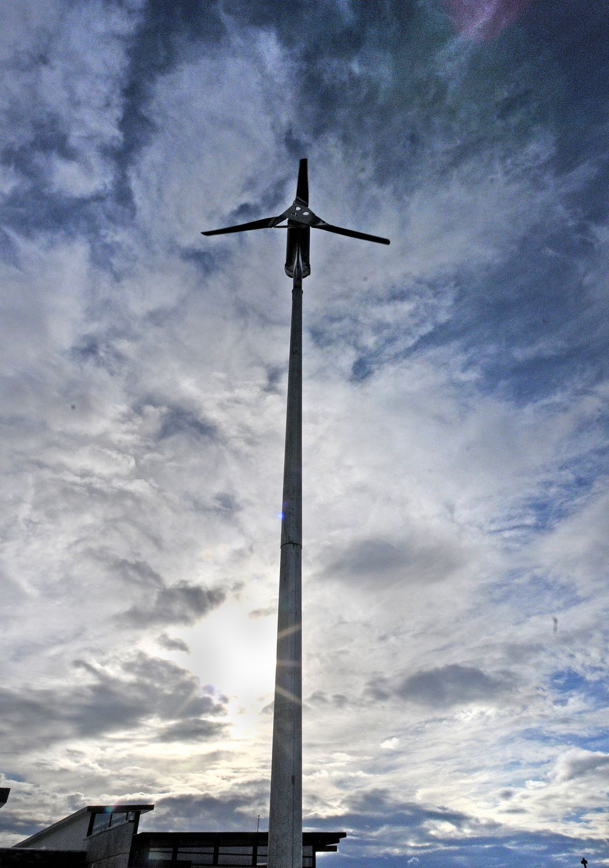 Inland Power and Light Co. has been conducting a study of wind and solar power  since October 2009. The solar system has outperformed wind in the experiment.  (Christopher Anderson)