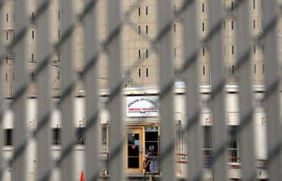 
The current site of Spokane County's Department of Emergency Management Building, shown Tuesday, is among those being considered for a new jail. 
 (Rajah Bose / The Spokesman-Review)