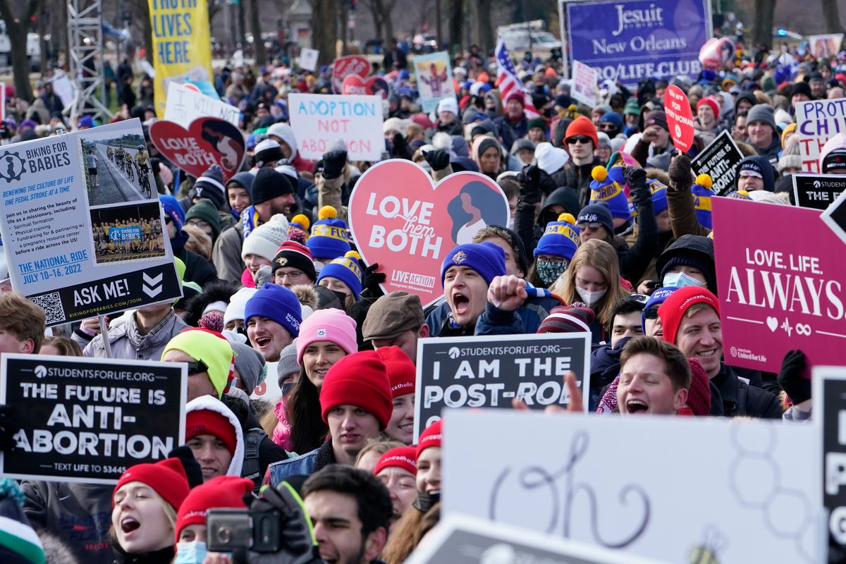 Thousands attend the March for Life rally Friday on the National Mall in Washington, D.C.  (Susan Walsh)