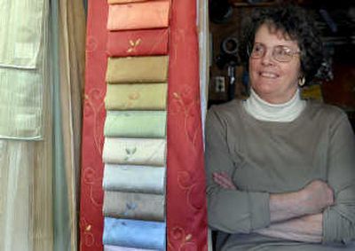 
Charlotte Rodgers-Roe talks about her business, Interiors by Charlotte in Post Falls. 
 (Kathy Plonka / The Spokesman-Review)