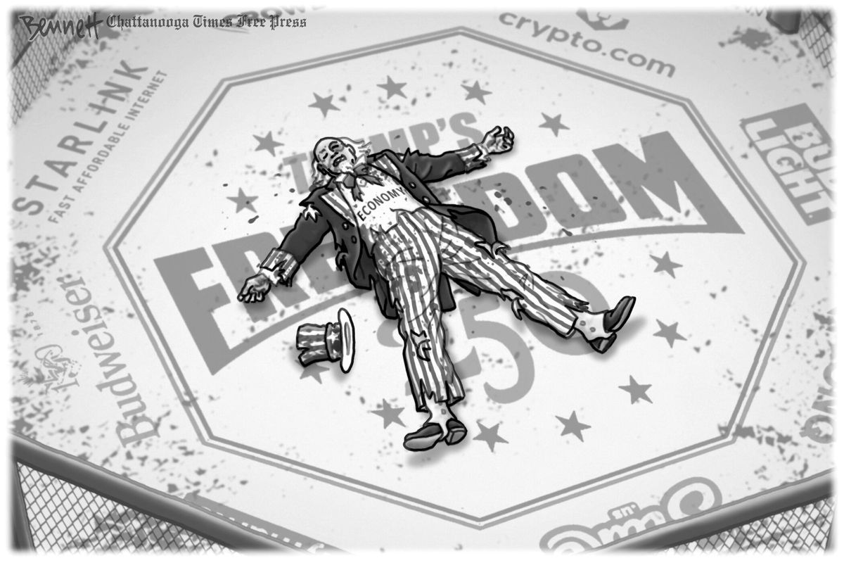 Clay Bennett cartoon  (Clay Bennett)