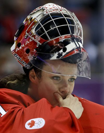 Shannon Szabados of Canada will become the first woman to play in the SPHL. (Associated Press)