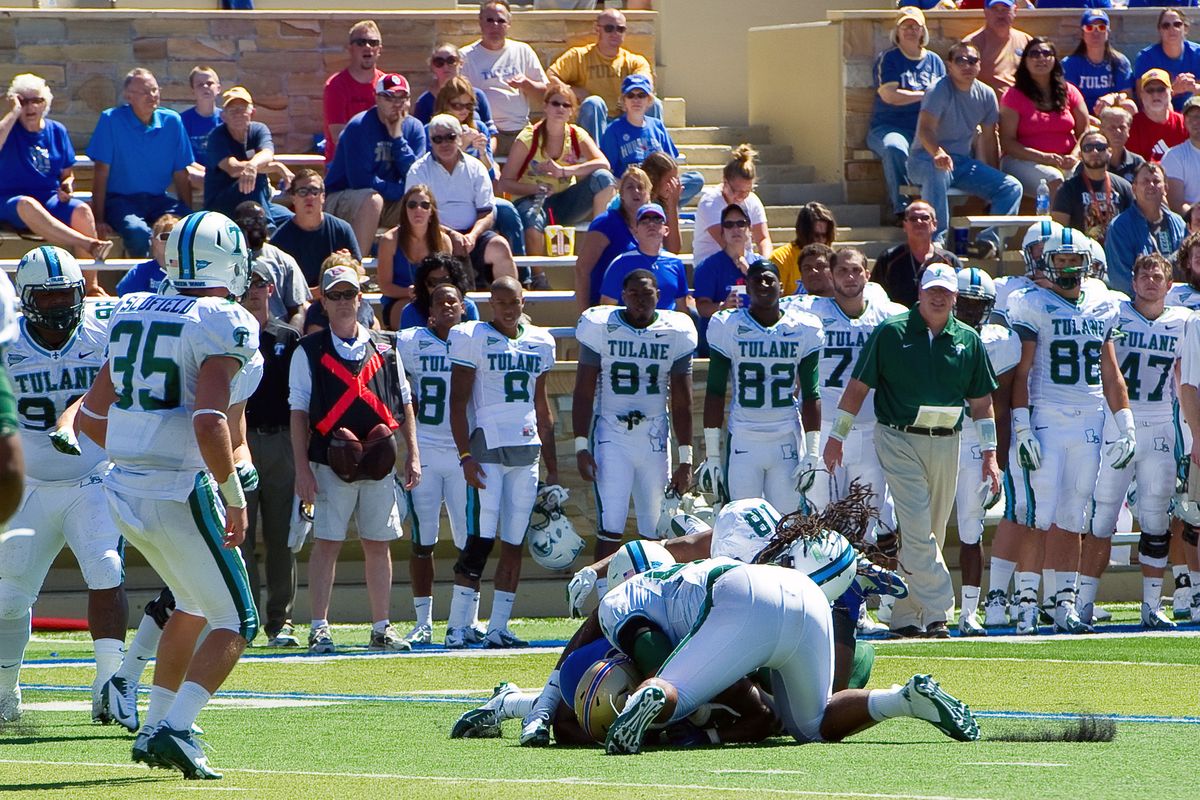 In this photo provided by the University of Tulsa, Tulane