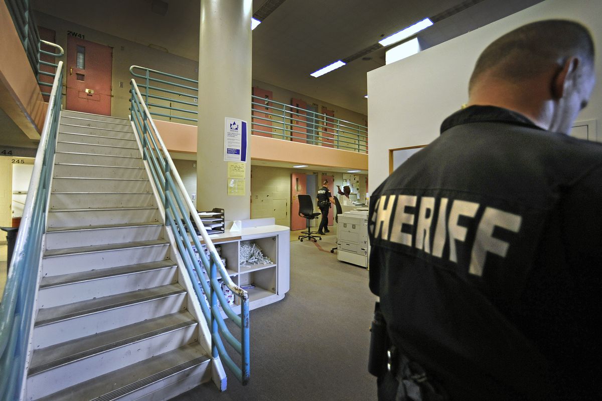 The inmate population at the Spokane County jail changes constantly. Layoffs of prosecutors, offenders from other agencies and things as simple as the weather will determine how many of the cells are filled at any given time. (photos by CHRISTOPHER ANDERSON)