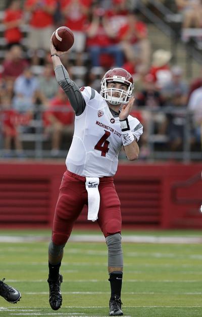 Luke Falk, who passed for 478 yards and four touchdowns in Saturday’s win at Rutgers, was named Pac-12 Offensive Player of the Week for displaying coolness under pressure in directing game-winning drive in final 91 seconds. (Associated Press)