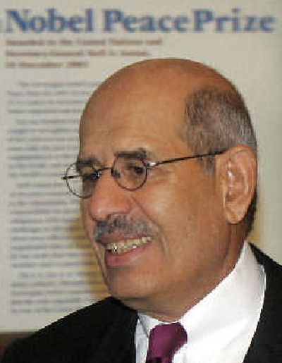 
Mohamed ElBaradei
 (The Spokesman-Review)