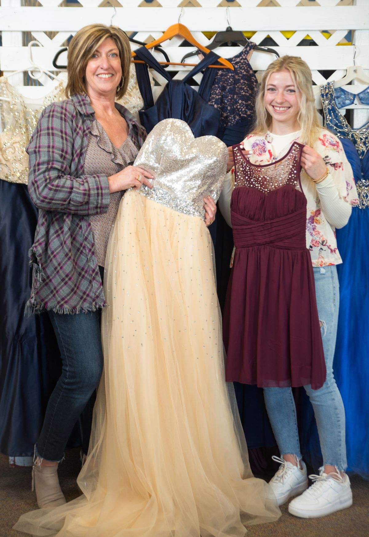 Mother and 2024 daughter prom dresses