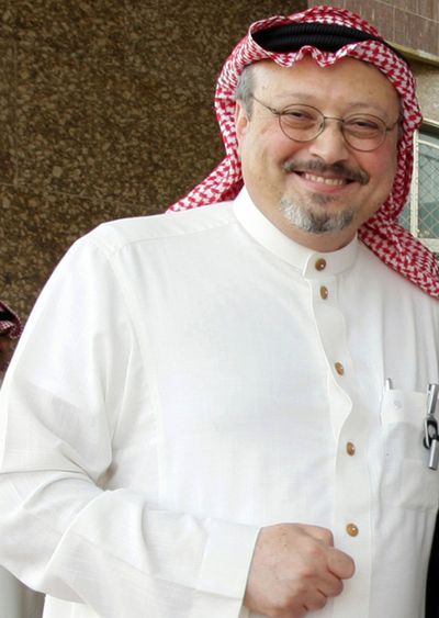 An undated file picture of prominent Saudi journalist Jamal Khashoggi, who was strangled and his body dismembered by Saudi agents. The CIA concluded that the Saudi dissident was likely murdered on the orders of the kingdom's powerful crown prince, Mohammed bin Salman, whom Khashoggi had criticized. (AFP/Getty Images/TNS)  (TRIBUNE NEWS SERVICE)