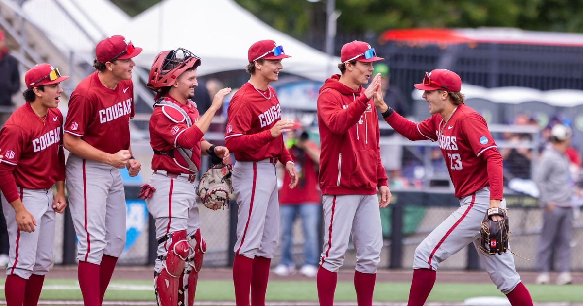 Nick Lewis twirls complete-game gem as WSU holds off Oregon State, 3-2, in NCAA Tournament opener