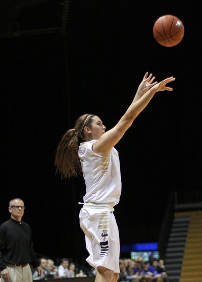 Christina Salvatore has 53 3-pointers in 18 games and is the WAC’s leading freshman scorer.