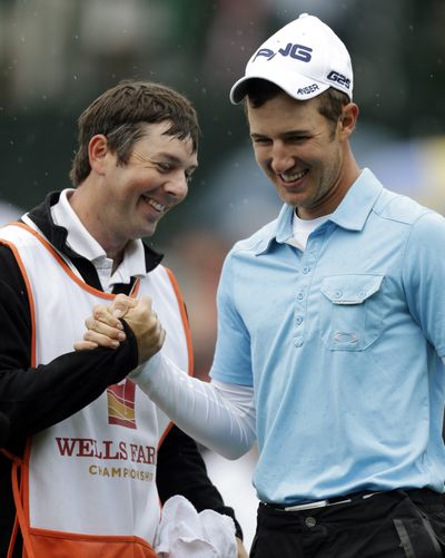 Derek Ernst, right, started the week ranked No. 1,207 in the world. (Associated Press)