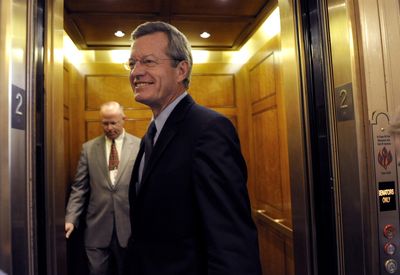 Senate Finance Committee Chairman Sen. Max Baucus, D-Mont., is seen on Capitol Hill in Washington Tuesday.  (Associated Press / The Spokesman-Review)