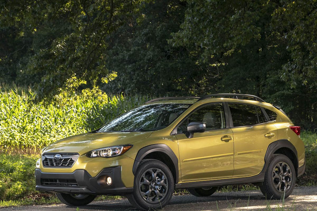 The compact Crosstrek reprises the lifted-wagon format that birthed the Outback and set Subaru on its off-roading-lite path. (Subaru)