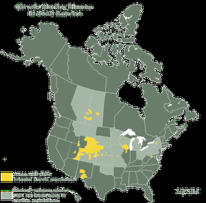 Chronic wasting disease cases documented to fall 2014. (Chronic Wasting Disease Alliance)