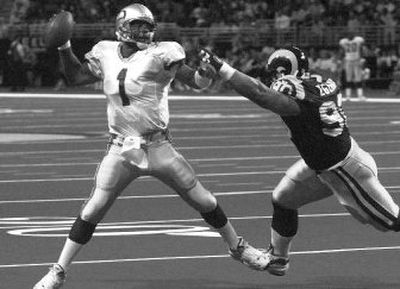 National Football League Hall of Fame quarterback Warren Moon suffered the first of his half-dozen concussions at age 11.
(Associated Press / The Spokesman-Review)