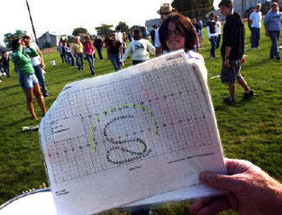 
One of 35 sets performed by the Shadle Park High School marching band in the half-time show will be shaped like a cobra.
 (The Spokesman-Review)