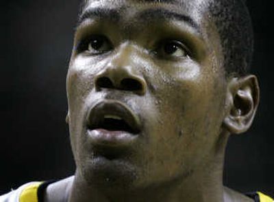 
The Kevin Durant era begins for the Seattle SuperSonics tonight. Associated Press
 (Associated Press / The Spokesman-Review)