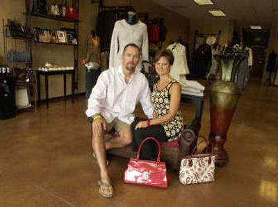 
Joe ane Jody Hoffman have opened The Lake Shack Boutique in Liberty Lake. This is the couple's first business, and they will sell mostly women's clothing and accessories and some men's clothing in the 1,500 square-foot boutique.
 (J. BART RAYNIAK / The Spokesman-Review)