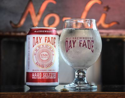 This photo form 2019 shows a No-Li Hard seltzer. No Li Brewery recently earned two gold medals at an international brewing competition. (Dan Pelle/The Spokesman-Review)