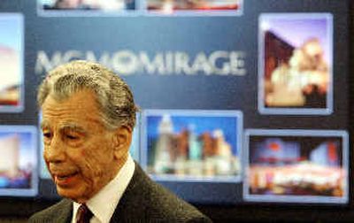 
Kirk Kerkorian's investment firm Tracinda Corp. said Monday it has launched its previously announced offer of nearly $870 million to buy up to 28 million General Motors Corp. shares at $31 per share.
 (Associated Press / The Spokesman-Review)