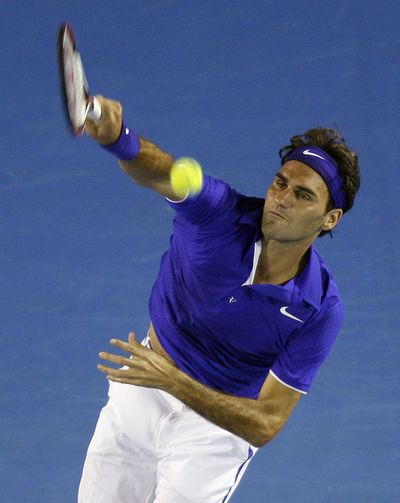 No. 2 Roger Federer earned a first-round win over No. 35 Andreas Seppi. (Associated Press / The Spokesman-Review)