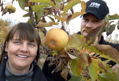 
Jackie and Brad Erovick and their two children moved last July from Anchorage, Alaska, to a fruit orchard in Green Bluff. They own about 1,000 trees, including apple, cherry, apricot, pear and peach.
 (Holly Pickett / The Spokesman-Review)