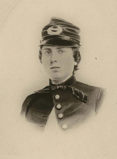 This undated photo provided by the Wisconsin Historical Society shows 1st Lt. Alonzo Cushing. (Associated Press)