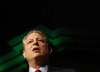Former Vice President Al Gore speaks about energy and the future Thursday at Constitution Hall in Washington.  (Associated Press / The Spokesman-Review)