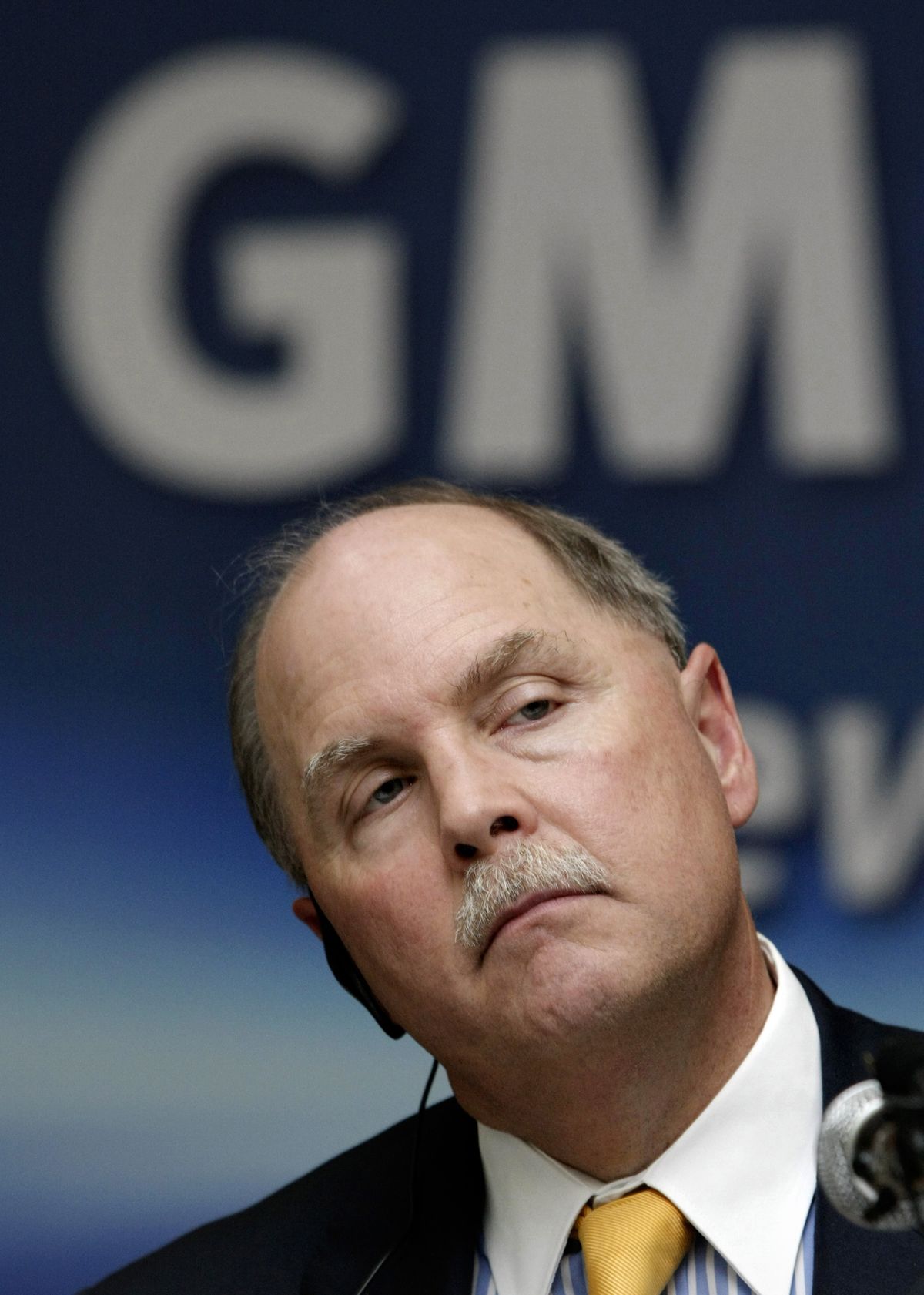 For GM CEO Fritz Henderson, above,  it was the third time this year a deal to shed a brand failed.