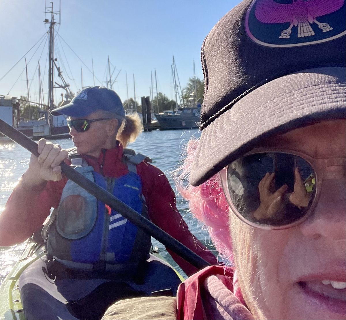 Kayaking the waters of Victoria is a great way to see the city. (Leslie Kelly)