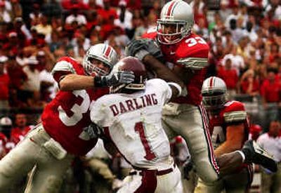 
Ohio State defensive back Dustin Fox (left) is among top cornerback prospects. 
 (File/ / The Spokesman-Review)