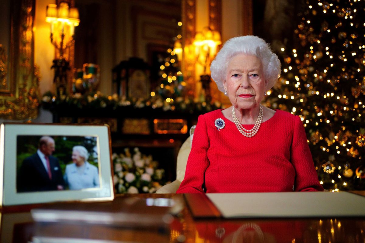 Britain’s Queen Elizabeth II records her annual Christmas broadcast Thursday at Windsor Castle in England. The photograph at left shows the Queen and Prince Philip taken in 2007 at Broadlands to mark their  (Victoria Jones)