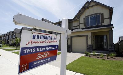 New homes are shown this week in Happy Valley, Ore.  (Associated Press / The Spokesman-Review)
