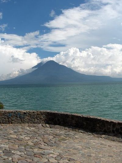 View of Lake Atitlan from Panajachel. Photo courtesy of Kirsten Noelle Hubbard. (Andrea Shearer)