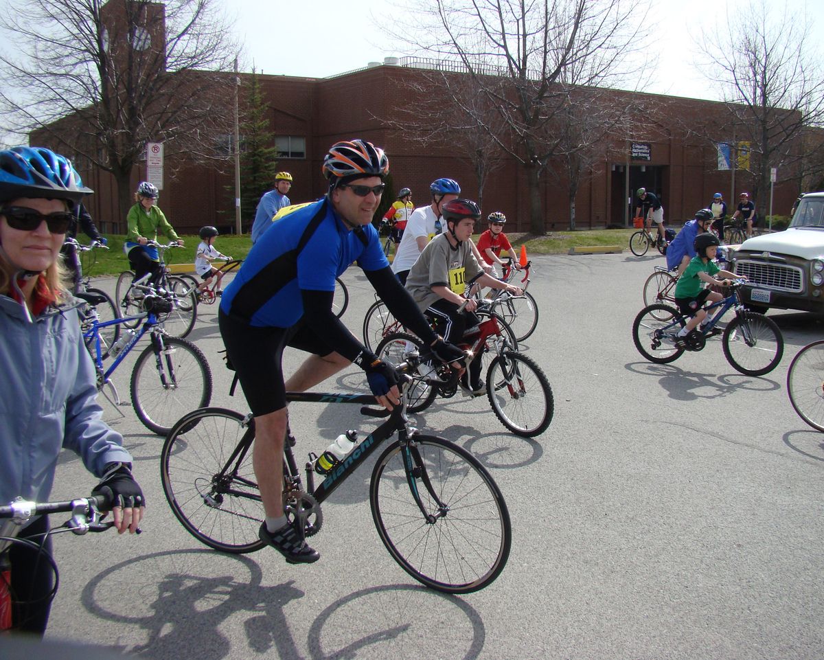 A wide range of riders participate in the Lilac Century family bike ride, starting from Spokane Falls Community College. Photo courtesy of Michael Conley (Photo courtesy of Michael Conley / The Spokesman-Review)