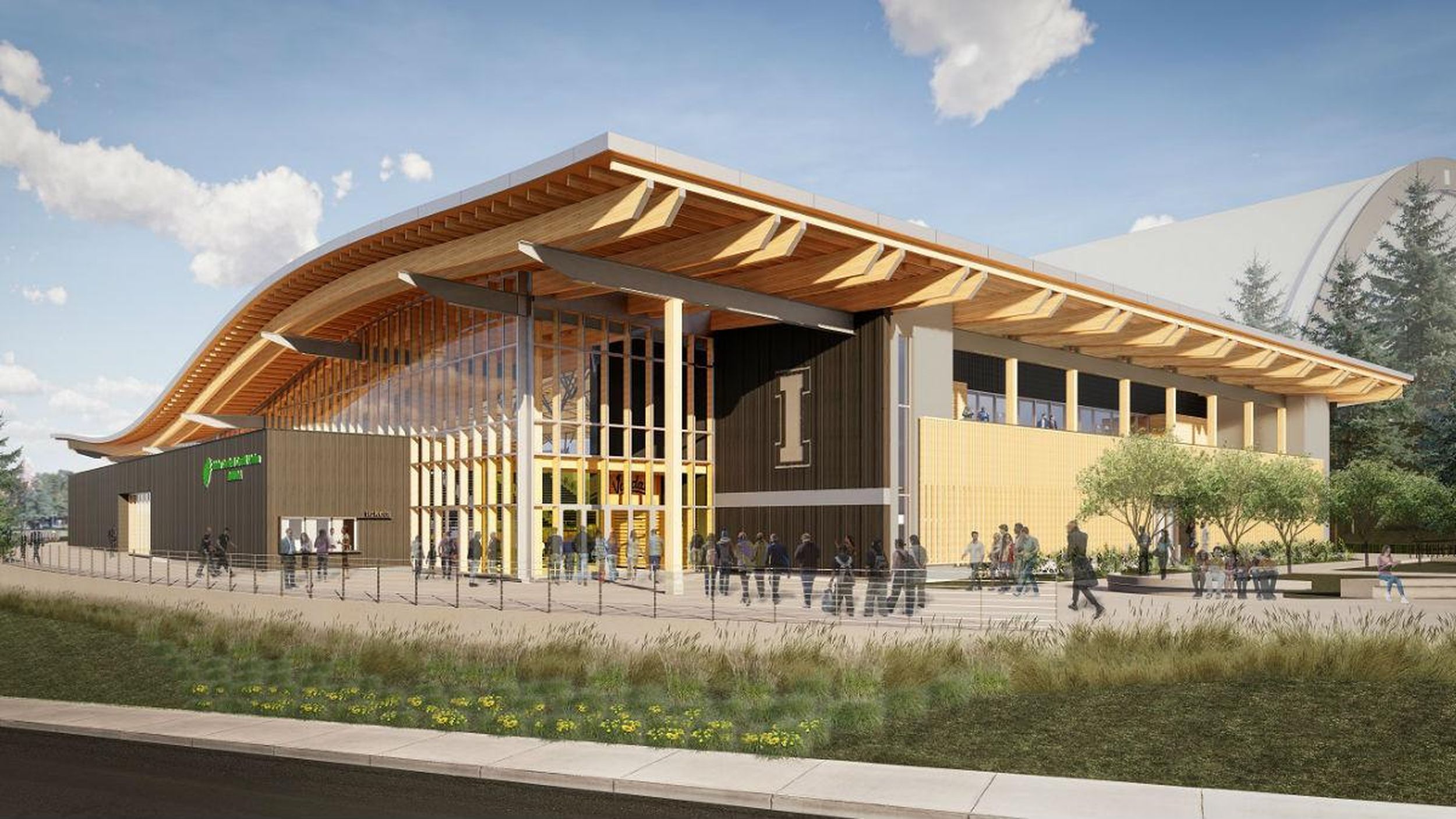 Idaho Central Credit Union Arena construction hits milestone The
