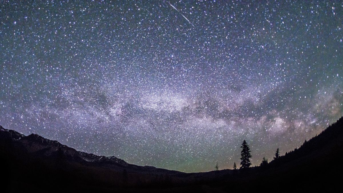 A photo by Nils Ribi Photography shows the Milky Way in the night sky at the foot of the Boulder Mountains in the Sawtooth National Recreation Area, Idaho, on June 4, 2016. (Nils Ribi / Associated Press)