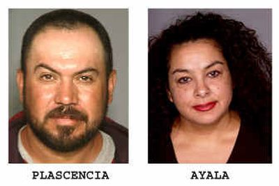 
 Las Vegas Metro Police Department photos show Jaime Plascencia and his wife, Anna Ayala.
 (Associated Press / The Spokesman-Review)