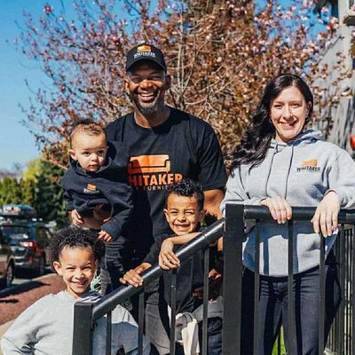 Ike and Rachel Whitaker pose with their family.  (Courtesy )