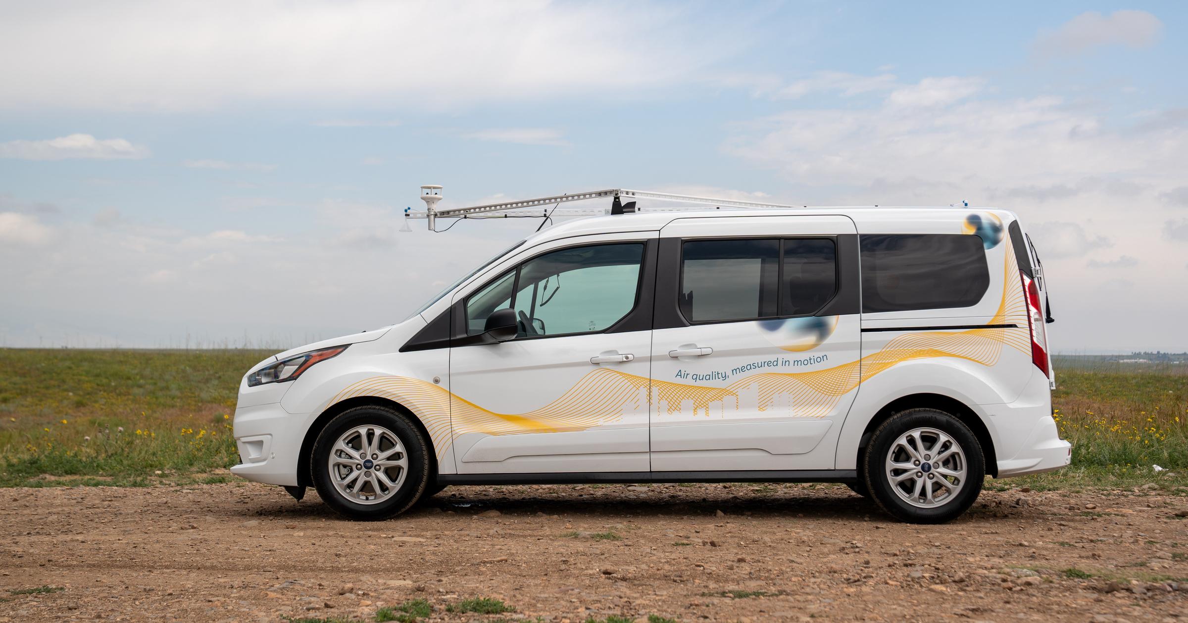 A souped-up scientific van used to monitor air quality set&hellip;