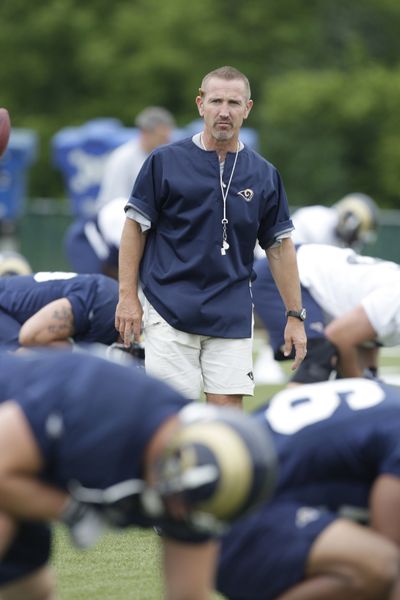 Steve Spagnuolo has shaken up the Rams’ roster in his first season as coach.   (Associated Press / The Spokesman-Review)