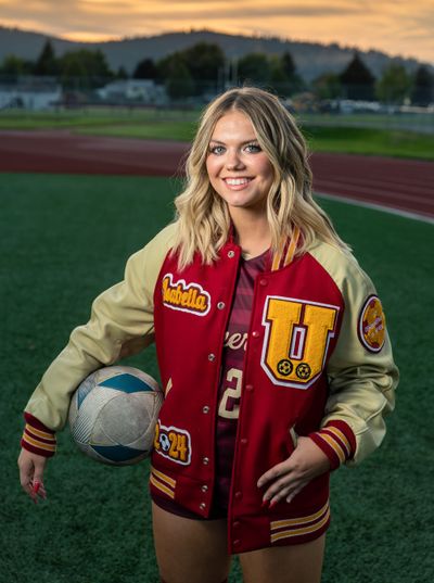 University junior forward Bella Longo has scored eight goals in four matches this season.  (COLIN MULVANY/THE SPOKESMAN-REVIEW)