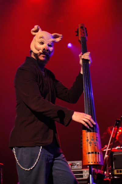 Singer and bass player Les Claypool and his band, Primus, will perform Saturday night at the Fox. (Associated Press)