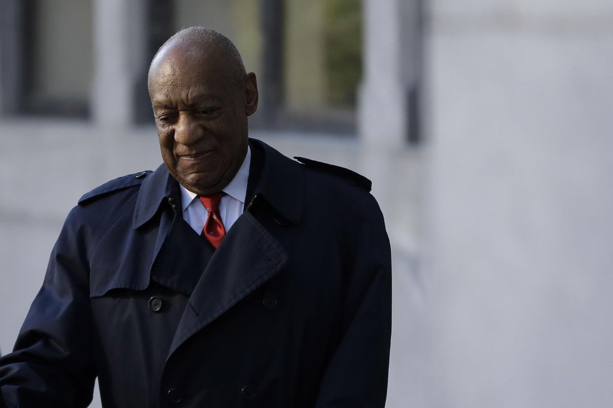 Bill Cosby arrives for his sexual assault trial, Thursday, April 26, 2018, at the Montgomery County Courthouse in Norristown, Pa. (Matt Slocum / Associated Press)