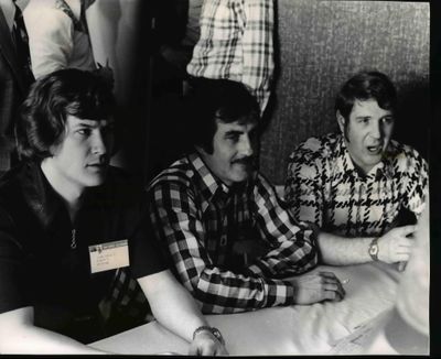 David Hamer, middle, John Emacio and Larry Snyder are shown in this 1973 photo. (SR archives)